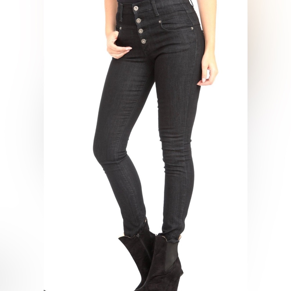 Judy Blue High Waisted, Button-Fly, Skinny Jeans
